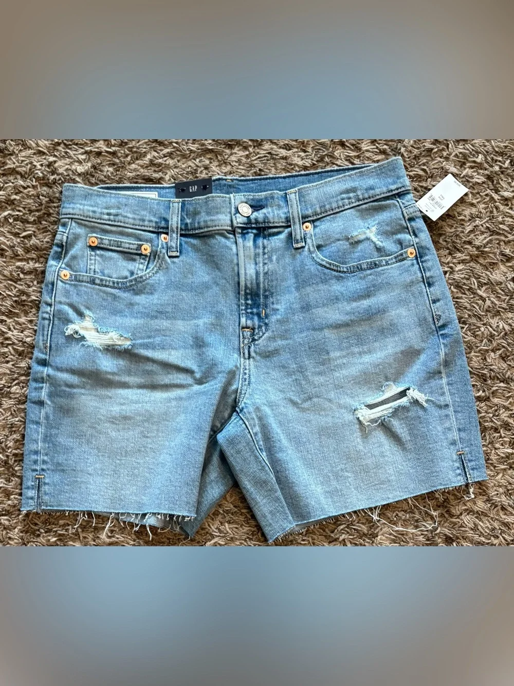 GAP Blue Relaxed Fit Mid Rise Denim - Picture 1 of 3